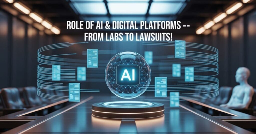 Role of AI & Digital Platforms -- From Labs to Lawsuits!